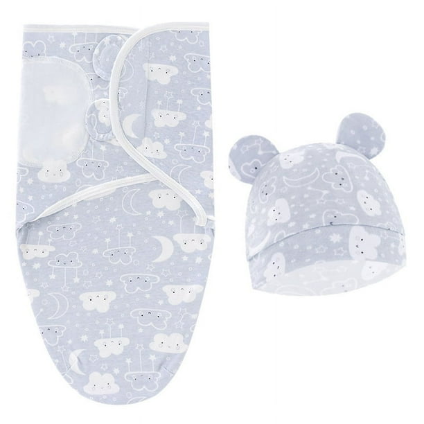 Saco de dormir de gusano de seda para bebés recién nacidos de Europa y Estados Unidos, toalla para sala de partos, saco de dormir para bebés y conjunto de gorro