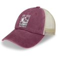 thumbnail image 3 of Mom Vibes Wine Red Hat Adjustable Funny Fashion Unisex Baseball Cap for Men Women, 3 of 7