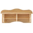 thumbnail image 1 of Estante de almacenamiento de madera en miniatura, accesorio a escala 1:12, modelo de minicasa para pared, 1 of 7