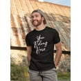 thumbnail image 2 of You Belong Here Graphic Men T-Shirt, Male Medium, 2 of 4