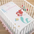 thumbnail image 3 of Disney Ariel Watercolor Wishes Photo Op Fitted Crib Sheet, 3 of 5