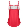 thumbnail image 5 of Weikingp Baseball Tanks For Women Sleeveless Tops For Women Camisole Tops For Women Built In Bra Low Cut Tank Tops For Women Tunic Tank Tops For Women Red S, 5 of 7