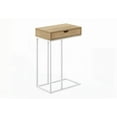 thumbnail image 3 of C-shaped Accent Table - Living Room/ Bedroom, Storage Drawer, Under-sofa Slide-base, 3 of 6
