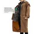 thumbnail image 4 of RESISTANCE Unisex Lightweight Western Oilskin Waterproof Long Duster Coat Workwear, 4 of 9