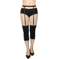 thumbnail image 6 of Black Womens Suspender Garter Belt for Thigh High Socks Stockings Boots Plus Size, 6 of 6
