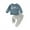 Blue, variant on Elippeo 2 Pieces Fall Winter Baby Boy Clothes 6M 12M 18M 24M 3Y Bubs Sweatshirt Sweater Top Long Pants Sweatsuit Cute Little Boy Baby Outfits