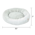 thumbnail image 3 of Vibrant Life Large Round Orthopedic Pet Bed, Gray, 30", 3 of 5