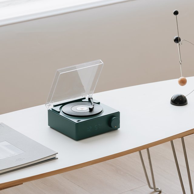 Despertador Altavoz Escritorio multifuncional Caja de sonido pequeña Compatible con Bluetooth Universal Accesorios Electrónicos