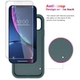 thumbnail image 4 of Funda de teléfono Diverbox para iPhone XR con vidrio templado verde oscuro, 4 of 7