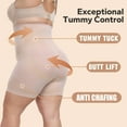 thumbnail image 4 of Anyfit Wear Women's Plus Size Tummy Control Shapewear High Waisted Body Shaper Shorts Girdles Thigh Slimmer, 4 of 7