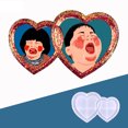 thumbnail image 4 of Artesanía Molde de marco de fotos en forma de corazón a corazón - Moldes de marcos de fotos de silicona DIY Likrtyny Decoraciones, 4 of 9