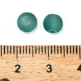 thumbnail image 3 of 500 g Transparent Glass Beads Round for Beading Jewelry Making Frosted Dark Turquoise 6mm Hole: 1.4mm 1388pcs/500g Glass, 3 of 3
