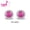 pinK sapphire mm6, variant on one pair 6mm Round Shape Lab Grown Pigeon Blood Red Ruby With Inclusions For Women S925 Sterling Silver Earrings Fine Jewelry