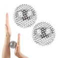 thumbnail image 4 of Bola de masaje con agujas, masajeador activo de acupresión, herramienta de masaje duro con puntas para mano y pie, 2 uds., 4 of 5