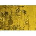 thumbnail image 1 of Ahgly Company Machine Washable Indoor Rectangle Oriental Yellow Industrial Area Rugs, 5' x 8', 1 of 4