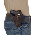 thumbnail image 2 of Barsony Right Brown Leather Outside the Waistband Holster Size 10 Baby Browning Seecamp Colt 25 Mini 22 25 380, 2 of 4