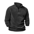 thumbnail image 2 of Mens Sweatshirt Adult 1/4 Zip Sweatshirt Men's Fashion Hoodies & Sweatshirts Men's sweatshirts, 2 of 4