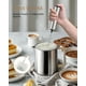 thumbnail image 5 of Espumador de leche recargable INFOOD con 2 batidores de 2 velocidades, color plateado, 5 of 8