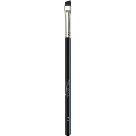 Aesthetica Pro Series Angled Eyeliner Brush - For Use with Liquid, Gel, Cream and Powder Eyeliner - Tapered Brush Allows for Controlled and Precise Eye liner Application - 100% Vegan and Cruelty