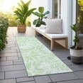 thumbnail image 6 of Addison Rugs Chantille Indoor/Outdoor Transitional Floral Mint Washable Runner Rug, 2'3" x 7'6", 6 of 6