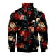 thumbnail image 4 of Chaqueta con estampado de flores antiguas en 3D para hombre, chaqueta de invierno para mujer, chaquetas con gráficos de flores de Harajuku, moda para niños, top vintage genial, 4 of 5