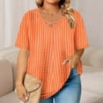 thumbnail image 2 of Bixock Women's Maternity Tops Fashion V-Neck Short Sleeve Casual Maternity T-Shirt Oversized Losse Pregnant Top, 2 of 5