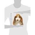 thumbnail image 3 of Marioneta de mano Folkmanis Basset Hound marrón/blanco/negro, 3 of 4