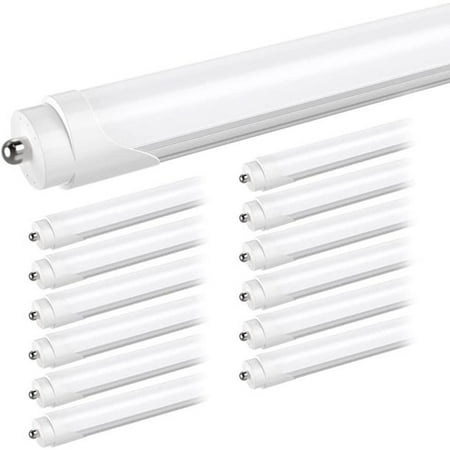 

Single Pin T8 LED Tube Light 8ft Fa8 LED Bulbs 45W 6000K Froted 12-Pack