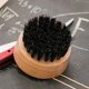 thumbnail image 5 of Peine de madera para barba con cerdas de jabalí, herramienta para el cuidado de la barba, 3 uds., 5 of 6