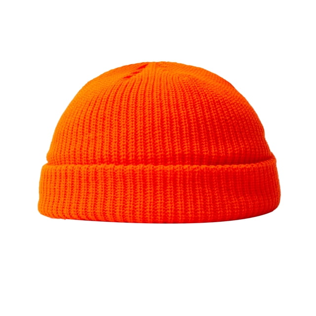 Minnieouse Gorro de hilo de punto de invierno, diseño informal Unisex, gorros de cabeza corta para exteriores, gorros para hombres y mujeres, gorros para Sombreros Naranja Minnieouse AP010504-19B