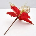 thumbnail image 3 of EIMELI Artificial Flowers Cloth Glitter Pointed Decorations Christmas Tree Ornaments, 3 of 6