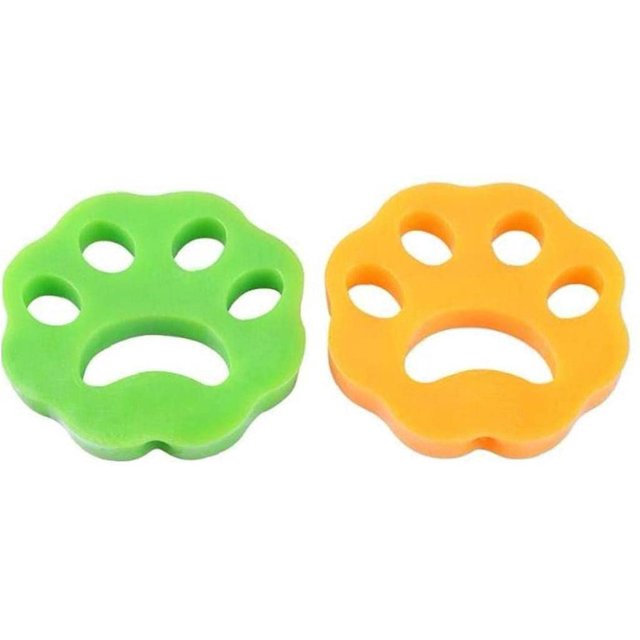 Décapant pour Animaux de Compagnie pour Lessive Machine à Laver Réutilisable Attrape-Cheveux Autocollant Nettoyage Boule pour Animaux de Compagnie Flottant pour Vêtements de Lessive / Literie 2pcs