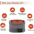 thumbnail image 5 of SUWU Cordless Heating Pad for Back Hatch Belt Massager with 3 Vibration and 3 Heat, Gifts for Men Women Dad Mom, Portable Heated Back Brace, Relaxing Gifts for Seniors, 5 of 10