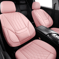 thumbnail image 5 of NS YOLO Premium Leather Car Seat Covers Front | Universal Car Seat Covers for Cars, Trucks & SUVs | Waterproof Front Seat Protectors，pink, 5 of 8