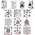 thumbnail image 2 of 522 Sellos transparentes con accesorios de feliz Halloween para hacer tarjetas, sello decorativo, 2 of 5