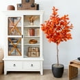thumbnail image 7 of Nearly Natural 6ft. Autumn Oak Artificial Fall Tree, Orange, 7 of 7