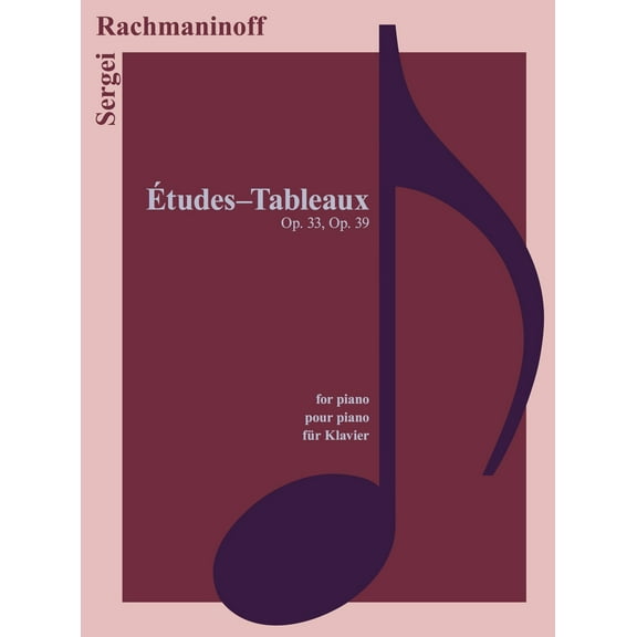 Classical Sheet Music: Etudes-Tableaux (Paperback)