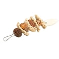 thumbnail image 1 of Juguete Para Masticar Pájaros, Nueces, Hueso De Sepia, Juguete Para Morder Pájaros, Hojas De Maíz Naturales Hechas A Mano Para Mascotas Saludables, 1 of 7