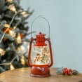thumbnail image 3 of Christmas Snow Globe Lantern, Battery Operated Lighted Swirling Glitter Water Lantern with Timer for Christmas Home Decoration, Pickup Truck Black, 3 of 6