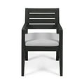 thumbnail image 3 of Miekor Furniture Outdoor 6-Seater Acacia Wood Dining Set with Bench,Dark Gray/Light Gray 44077, 3 of 12
