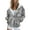 Gray, variant on Zip Up Hoodie Women, Graphic Hoodies, Y2k Hoodie, Fall Spring Track Jackets with Pockets, Sweatshirt for Women, Rose Gold XXL
