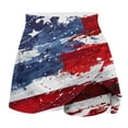 thumbnail image 4 of QATAINLAV Plus Size 4th of July Skort, Women 2025 Summer Fake Two Piece Yoga Shorts American Flag Patriotic Tennis Skirts Camisas Para Hombres Multicolor XXL, 4 of 6