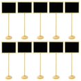 thumbnail image 1 of 10 Piezas De Mini Pizarra De Madera Con Soporte, Mini Pizarra, Letreros Para Tablero De Mensajes, Letreros Decorativos, Número De Mesa, Etiqueta De Precio Para Bodas, Fiestas Y Decoración Del Hogar (R, 1 of 5