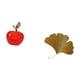 thumbnail image 5 of Estatua,Escultura de fruta artificial,estatua y artesanía,Esculturas de pared de hojas,Esculturas de pared de hierro forjado con hojas de ginkgo,Escultura de pared con hojas de ginkgo para, 5 of 8