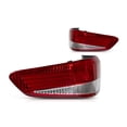 thumbnail image 4 of For Honda Accord 2003 2004 Tail Light Driver and Passenger Side Pair Outer | CAPA Certified | Clear and Red Lens | Sedan | Replacement For HO2800148, HO2801148 | 33551-SDA-A01, 33501-SDA-A01, 4 of 8