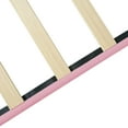 thumbnail image 6 of Harper & Bright Designs Full Size Upholstered Platform Bed with Tufted Linen Headboard, Wood Bed Frame with Slat Support for Bedroom, Pink, 6 of 7