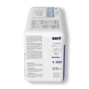 Seni Super Adult Incontinence Brief S Heavy Absorbency Breathable, S-SM25-BS1, Heavy, 75 Ct