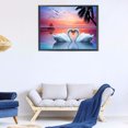 thumbnail image 2 of Cuadros Decorativos Cuadro de mosaico de taladro redondo completo de cisne animal DIY con pintura de diamante 5D (E1160) Ehuebsd Nuevos Originales, 2 of 9