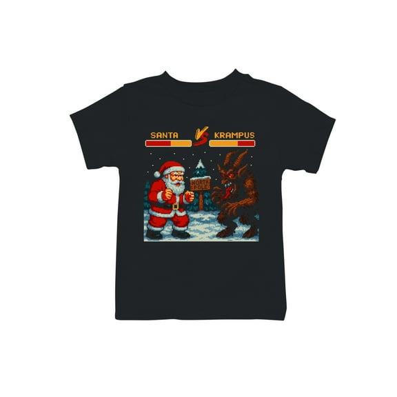 Santa vs Krampus Showdown Youth's T-shirt