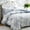 Light blue, variant on 3pcs Queen Summer Large Bedding Set, Soft Fluffy Breathable Comforter, Grid Stitched Hotel Quality, AllSeason Warmth